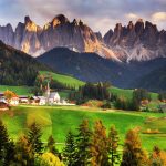 Val di Funes Valley, Trentino Alto Adige, Italy