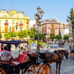 Horse Carriages in Seville, Spain