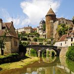 Medieval Burgundy Town of Semur En Auxois