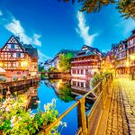 Old Town Water Canal, Strasbourg, France