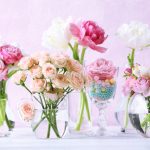 Spring Flowers in Glass Vases
